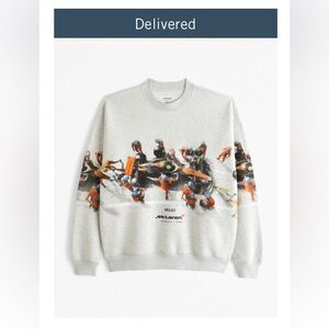 Abercrombie McLaren pullover sweatshirt